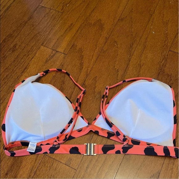 Coral cheetah bikini set - Picture 6 of 8